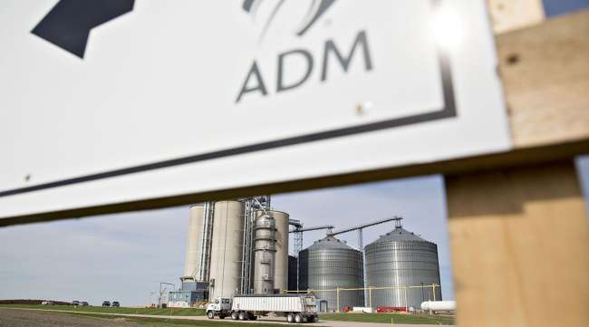 Archer Daniels Midland sign Archer Daniels Midland sign