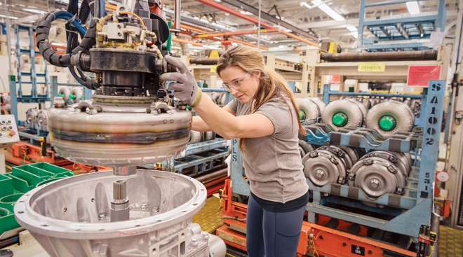 Allison Transmission worker