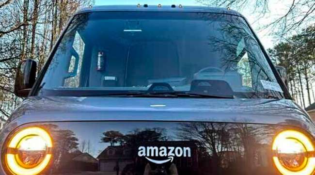 Amazon electric truck Amazon electric truck