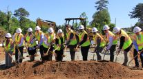 Groundbreaking at Columbus Technical College for a CDL training facility