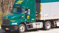 ABF Freight truck on the highway