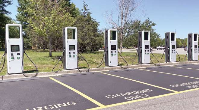 EV charging stations