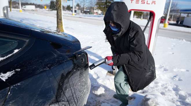 Tesla cold charging