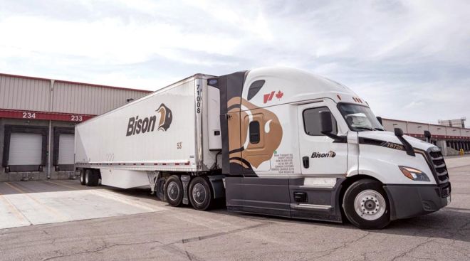 Bison Transport truck