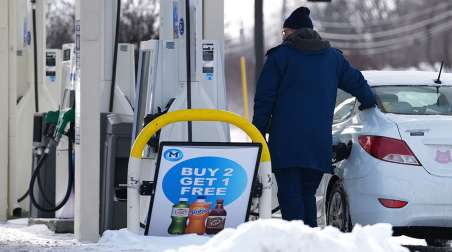 Gas station customer