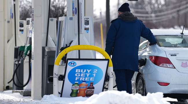 Gas station customer