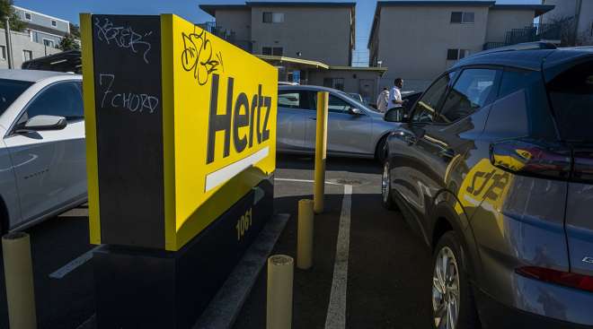 Hertz rental car