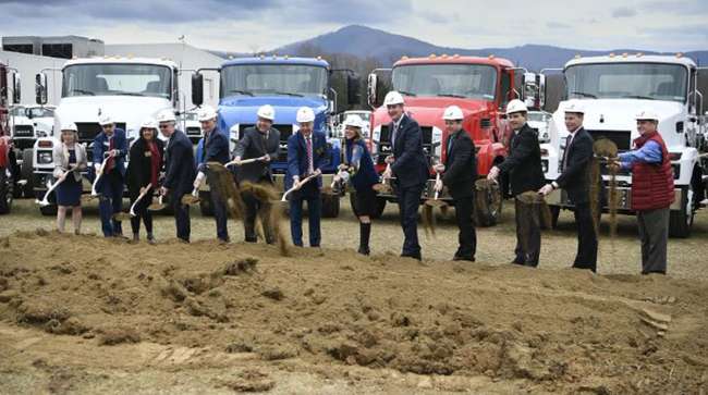 Mack facility expansion groundbreaking Mack facility expansion groundbreaking