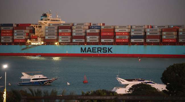 Maersk container ship Maersk container ship