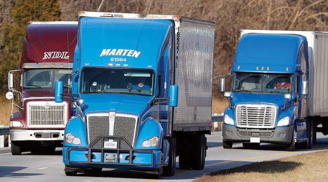 Marten Transport truck