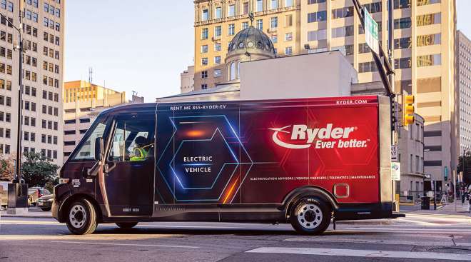 Ryder EV cargo van