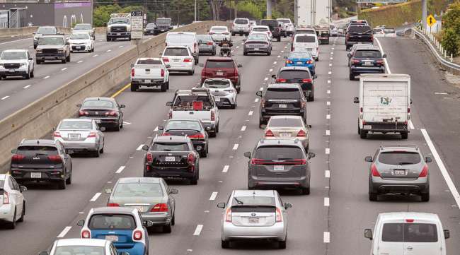 Traffic in California