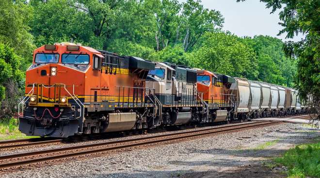 Getty Image of freight train