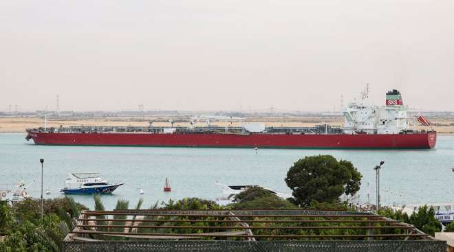 Fuel tanker in Red Sea