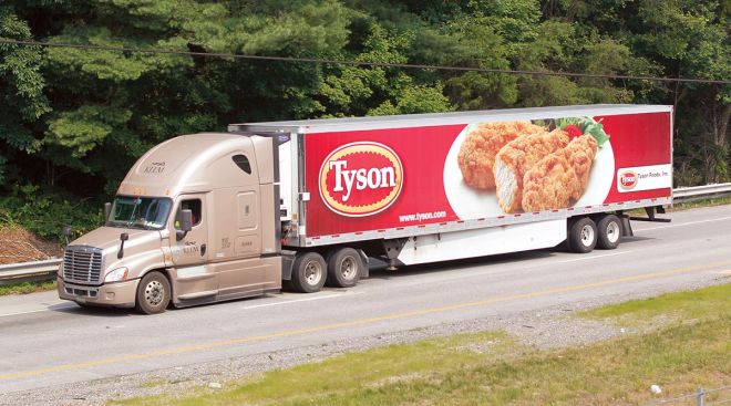 Tyson Foods truck