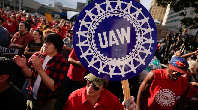 UAW on strike