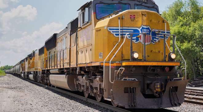 Union Pacific train