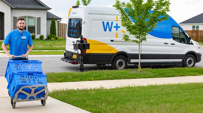 Walmart electric delivery van