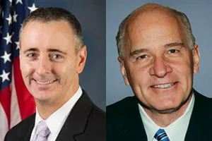 Reps. Brian Fitzpatrick (left), Bill Keating