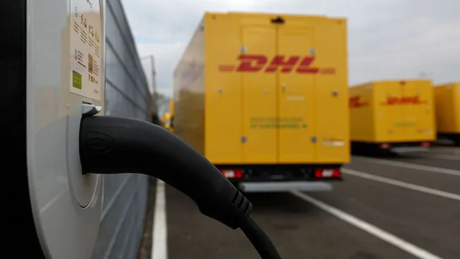 DHL vehicle charging