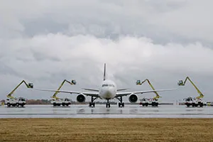 Plane at Memphis International Airport